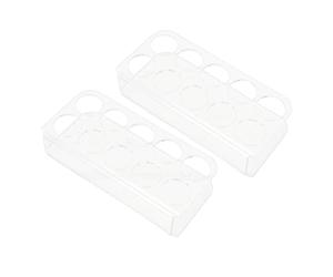 Goshyda Supporto per Fiale in Acrilico per Frigorifero, Supporto per Organizer per Peptidi da 2 Confezioni e 10 Slot con Design a Parete, Custodia Trasparente