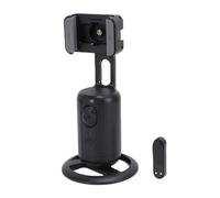 Goshyda Supporto per Telefono con Tracciamento Automatico del Volto, Treppiede con Rotazione a 360° per Streaming Live, Supporto per Telefono con Tracciamento Intelligente AI con Controllo Gestuale,