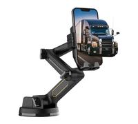 Goshyda Supporto per Telefono per Camion con Braccio Lungo 16,9 Pollici, Super Ventosa, Supporto per Telefono Antiurto per Parabrezza per Cruscotto per Camioncino per Auto per Tutti i