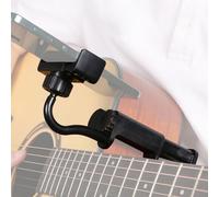 Goshyda Supporto per Telefono per Chitarra, Supporto per Smartphone Regolabile per Ukulele per Bassi Spessi 6-10,5 Cm, per Spartiti Digitali Video Didattici in Streaming Live