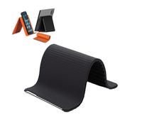 Goshyda Supporto per Telefono Pieghevole in Alluminio Siliconico, Supporto per Telefono Pieghevole a 360° per Telefoni, Tablet, Laptop (BLACK)