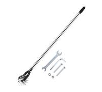 Goshyda Tagliaerba Manuale per Molatrice Rotativa per Prato, Tagliaerba Manuale per Bordi di Marciapiedi, Giardini, Giardini, 4 Sezioni, 171 Cm, Lame Placcate in Acciaio Legato al Cromo