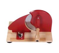 Goshyda Taglie di Pane Manuale con Manovella a Mano - Design a Base di Legno per Fette Pari e Deposito Compatto - per il Pane a Lievitazione Naturale e Sandwich Fatti in Casa