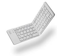 Goshyda Tastiera Bluetooth Wireless Pieghevole, connessione Bluetooth Portatile Tascabile Tastiera Completa per tastiere per Android per iOS per