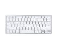 Goshyda Tastiera Bluetooth Wireless, Tastiera per Computer Bilingue Portatile Ultra Sottile Tedesca o Francese o Spagnola o Italiana Inglese, per OSX per Android per