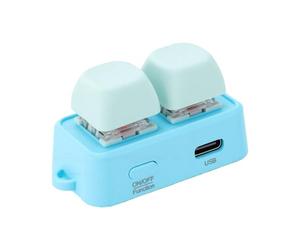 Goshyda Tastiera Girapagina Bluetooth, 2 Tasti Programmabili | Tastierino Macro con una Sola Mano, Retroilluminato RGB, per Lavorare, Giocare, Produrre Musica, Riprodurre Contenuti