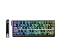 Goshyda Tastiera Wireless, Tastiera da Gioco Bluetooth USB 2.4G a modalità Tripla con RGB, Compatibile con PC Portatile