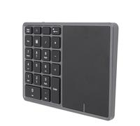 Goshyda Tastierino Numerico Wireless a 22 Tasti, Tastierino Numerico Wireless Bluetooth 4.2 2.4G con Touchpad, Tastiera Numerica Portatile per contabilità Finanziaria, per Notebook