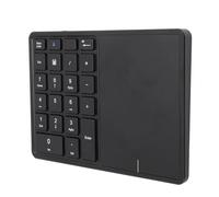 Goshyda Tastierino Numerico Wireless a 22 Tasti, Tastierino Numerico Wireless Bluetooth 4.2 2.4G con Touchpad, Tastiera Numerica Portatile per contabilità Finanziaria, per Notebook (BLACK)