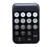 Goshyda Tastierino Numerico Wireless, Tastierino Numerico Bluetooth a 18 Tasti con Copritasti Ergonomici Concavi, per Fogli di Calcolo per Immissione Dati di contabilità Desktop (BLACK)