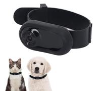 Goshyda Telecamera per Collare per Animali Domestici, Telecamera per Collare per Gatti HD 1080P Telecamera per Collare per Cani con Grandangolo di 120°, Mini Telecamera D'azione per