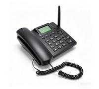 Goshyda Telefono da Tavolo GSM Quad Band con Slot Doppio SIM, Display da 2,4 Pollici Supporto per Telefono Cordless Fisso 2G Radio Sveglia FM, per Ufficio Domestico e Hotel
