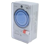Goshyda Timer Meccanico 24 Ore, Interruttore Orario Automatico a Basso Consumo Energetico, Timer TB118N per Scaldacqua, Lampioni 220 V CA