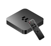 Goshyda TV Box 4K, Streaming Box UHD 4K 30Hz 2 GB RAM 16 GB ROM con Telecomando, per Android 16.0 ATV, per Giochi e Intrattenimento 3D (Spina europea)
