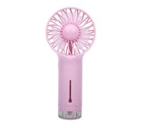 Goshyda Ventilatore Portatile per Nebulizzazione, Ricaricabile Tramite USB con 3 velocità e Nebulizzazione Fine da 0,06 Mm, Ventola di Raffreddamento Personale per Desktop, Esterni, Viaggi, (viola