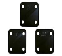 GOSIA 3 Pezzi Collo Chitarra Shims 0.25°, 0.5° e 1° Guarnizione per Chitarra e Basso Parti di Ricambio per Riparazione del Collo Avvitato