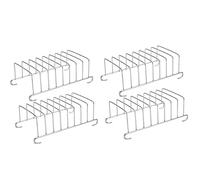 GOSIA 4 Pezzi Toast Bread Rack Holder 8 Fori per Strumento Griglia di Raffreddamento Griglia per Pane Rettangolo Accessori per Friggitrice Ad Aria Organizer