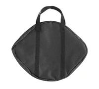 GOSIA Borsa portaoggetti per teglia, borsa portaoggetti per utensili da cucina con manico, utensile da cucina per barbecue all'aperto, 35 x 43 cm, borsa per padella da campeggio, colore nero, Nero