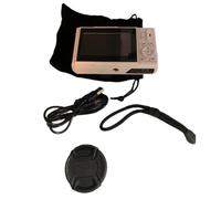GOSIA Fotocamera digitale da 64 MP per fotografia Videocamera 4K Vlog 18X Zoom digitale 180 ° Flip Screen Bianco