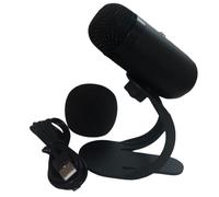 GOSIA Microfono di registrazione Live Broadcast Microfono per Live Stage Recording Podcasting Nero