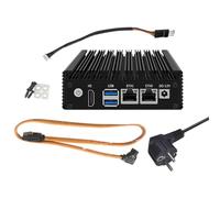 GOSIA N3160 Mini PC 6W Dual Gigabit Mini Host X86-P1 Software di routing Basso Consumo Quad Core Quattro Fili 2 Router USB3.0 Software Spina UE