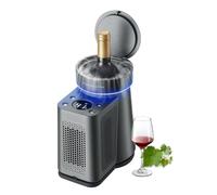 GOSIA Raffreddatore elettrico per vino, controllo della temperatura da 34 °F a 68 °F, refrigeratore portatile a bottiglia singola per vino/bianco, champagne, spina UE