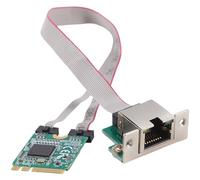 GOSIA Scheda di rete M.2 A+E con pin Gigabit piegati, scheda di rete per server a porta singola I210AT GBE Ethernet RJ45, scheda di rete