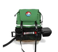 GOSIA Simulazione, borsa portaoggetti, borsa per bagagli, decorazione borsa per auto a 1/8 1/10 RC, borsa verde + pala