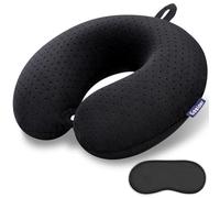 Gosider Cuscino cervicale da viaggio, in memory foam, per collo e testa, morbido, portatile, a forma di U, per aereo, auto e ufficio
