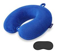 Gosider Cuscino da viaggio in memory foam a forma di U, comodo cuscino da viaggio per collo, supporto per testa e collo, cuscino per aereo, per viaggi, auto, casa, ufficio, viaggio