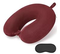 Gosider Cuscino da viaggio in memory foam a forma di U, cuscino da viaggio, comodo supporto per testa e collo, cuscino per aereo, per viaggi, auto, casa, ufficio, viaggio, cuscino da volo