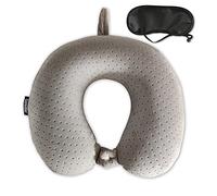 Gosider Cuscino da viaggio in memory foam, comodo cuscino da viaggio a forma di U, supporto per collo e testa per alleviare la fatica, cuscino portatile per il collo adatto per aerei, treni, auto a