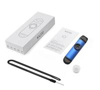 Gosizos Kazoo per adulti, kazoo in metallo con membrane per flauto, strumenti musicali in alluminio, strumenti musicali facili da imparare, per amanti della musica (Blu)