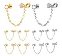 Gosknor 10 Pz Chiusure e Fermagli Magnetici per Bracciale, Chiusura Magnetica per Collana in Oro e Argento Estensore per Chiusura per Bracciale Non Perdere mai Chiusure e Fermagli per Gioielli