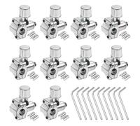 Gosknor 10pz BPV-31 Valvola Perforante Proiettile e 10 Chiavi Esagonali e 20 Adattatori, Compatibile con Tubi Diametro Esterno da 1/4" 5/16" 3/8" Sostituisce TJ90BPV31,AP4502525,BPV31D,GPV14,MPV31