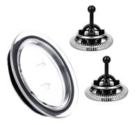 Gosknor 2 Pz Fruste di Ricambio Montalatte e 1 Coperchio, Fruste per Nespresso Aeroccino 3/4/XL e Coperchio per Nespresso Aeroccino 3, Parti di Ricambio Pratiche Montalatte