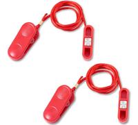 Gosknor 2pz Chiave Magnetica di Sicurezza Tapis Roulant, 4,2x1,2cm Universale Interruttore di Sicurezza Magnetico Sostituzione Magnete Arresto Emergenza per Tapis Roulant (Ovale Piatto)