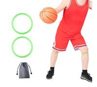 Gosknor 2pz Supporto Tendine Rotuleo Cinturino per Ginocchio, Silicone Tutore per Ginocchio Rotuleo Sollievo dal Dolore al Ginocchio Fascia per Ginocchio per Basket Corsa Sport (Verde Fluorescente)