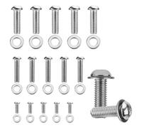 Gosknor 30pz Kit Viti Montaggio TV, Kit Hardware Montaggio TV Universale Acciaio M4 M6 M8 Mount Screws e Distanziali Accessori per Fissaggio Staffa Monitor