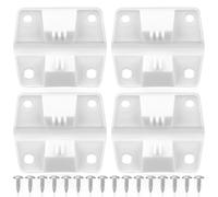 Gosknor 4pz Cerniere di Ricambio Refrigeratori per Coleman, Kit Cerniere in Plastica Resistente 16 Viti in Acciaio Inossidabile Parti Ricambio per Refrigeratori Congelatori Campeggio e Ghiacciaie