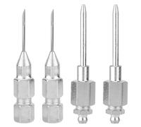 Gosknor 4pz Kit Ugello a Spillo per Pistola per Grasso, 2 Erogatori a Spillo per Pistola per Grasso e 2 Aghi per Iniettore di Grasso Ugello Pistola Grasso per Filettature NPT da 0,3 cm