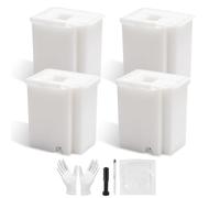 Gosknor 4pz Tampone Inchiostro Scarto Stampante per EPSON Ecotank ET-2800 ET-2803 ET-4800 ET-2400 ET-2720 ET-4700 ET-2711 L3110 L3250 L3150 L3210 ecc., Kit di Manutenzione con Spugna Assorbente