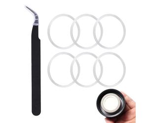 Gosknor 6 Pezzi di O-Ring in Silicone per Borraccia, Guarnizione di Ricambio a Bocca Larga con Pinzette Guarnizioni di Ricambio per Borraccia per Bottiglie HydroFlask da 12/16/24/32/40 oz
