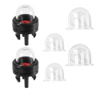 Gosknor 6pz 188-512-1 Snap in Primer Bulbs e 2 Dimensioni Pompa di Adescamento 188-12-1 0057003 0057004, Parti Ricambio Carburatore Piccoli Motori per Soffiatore per Zama Walbro Craftman(Trasparente)
