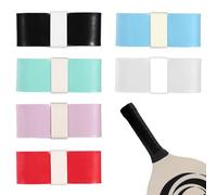 Gosknor 6pz Nastro Adesivo per Impugnatura Racchetta da Tennis, 6 Colori Copertura Antiscivolo per Impugnatura Racchetta da Badminton Nastro per Overgrip da Tennis Pretagliato per Amanti dello Sport