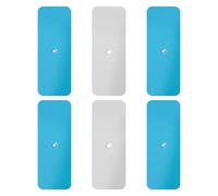 Gosknor 6pz Strisce Adesive in Metallo per Luci Magnetiche Sottopensile, Piastra Adesiva di Ricambio per LED Sottobanco