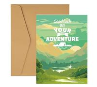 Gosknor Biglietto di Addio per Colleghi, 40x27cm Grande Biglietto di Arrivederci con Busta Good Luck On New Adventure Biglietto Biglietto di Partenza per Collega che se ne va Regalo di Pensionamento