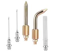 Gosknor Punte Aghi Pistola a Grasso, Beccuccio Dritto & Curvo per Lubrificazione di Precisione Iniettore di Grasso con Adattatore per Giunti Sferici Boccole Cuscinetti & Coperture in Gomma