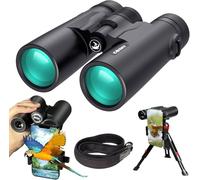 Gosky - Binocolo con prisma a tetto, 10 x 42 per adulti, HD, binocolo professionale per bird watching, viaggi, osservazione delle stelle, caccia, concerti, sport, prisma BAK4, lenti FMC