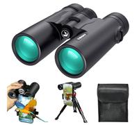 Gosky Binocolo con prisma a tetto 8 x 42 per adulti, HD, binocolo professionale per bird watching, viaggi, osservazione delle stelle, caccia, concerti, sport, BAK4, prisma FMC, con supporto per